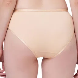 Soie High Waist Full Coverage Ultra Soft Mesh Panel Brief image 3