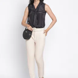 SZN Tie-Up Neck Top image 3