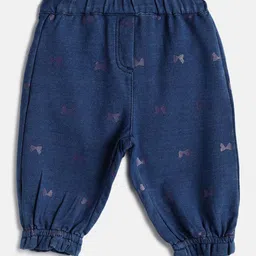 Chicco Girls Printed Relaxed Pleated Trousers-image-66