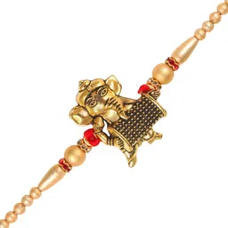 VIVASTRI Men Gold Multistrand Rakhi-picture-13