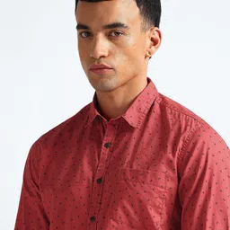 Flying Machine Men Micro Ditsy Printed Casual Shirt image 2
