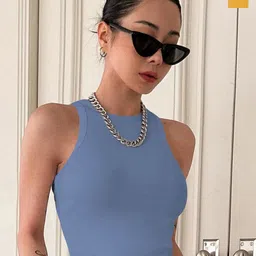 TOOCHKI Women Pack Of 2 Ribbed Sleeveless Tank Crop Top-image-52