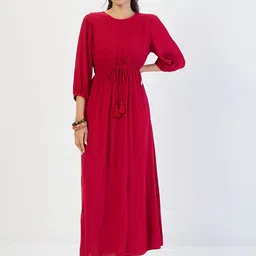 FEMMELLA Fit & Flare Maxi Dress-image-11