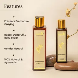 MELLOW Herbal Bringaraj Ayurvedic Shampoo-200 ml image 3