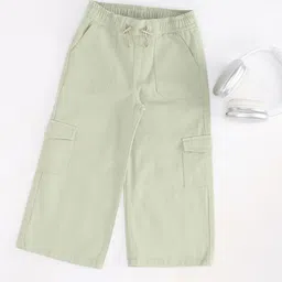 Pantaloons Junior Girls Flared Cargos Trousers-picture-40
