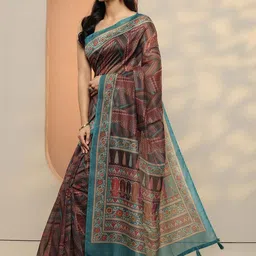 Libas Silk Blend Saree-picture-26