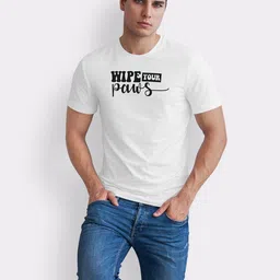 Seekbuylove Men Typography Printed Bio Finish T-shirt image 5