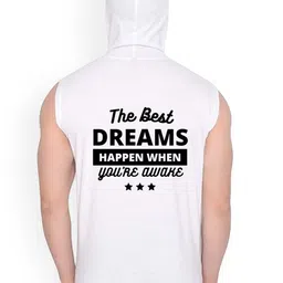 Fashnobic Best Dreams Printed Hood Gym Vests FB-106_W_Back_pt-143 image 2