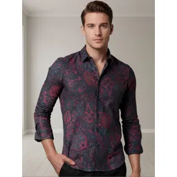 Hadar Men Classic Printed Casual Shirt-picture-23