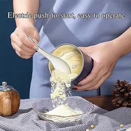 ceoxed Electric Spice Grinder Stainless Steel Portable Mixer Herbs Dry Spices 4 Cups Coffee Maker image 5