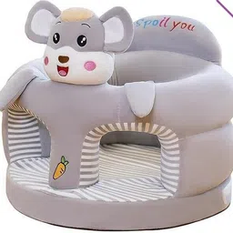 srt Mouse Shaped Cute Soft Plush Cushioned Baby Seating Training Fabric Sofa - 35 cm-picture-14