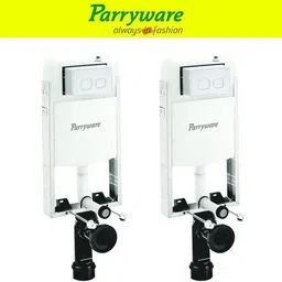 parryware Half Frame Concealed Cistern with Flush plate set of 2 pic 409 Dual Flush Tank-picture-12