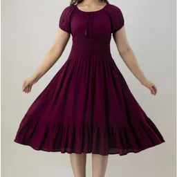 aloan beauty Women Solid Viscose Rayon Anarkali Kurta-picture-21