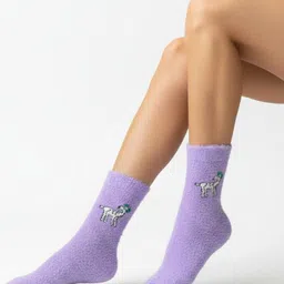 Moda Rapido Women Patterned Calf-Length Socks image 3