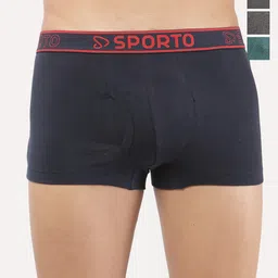 Sporto by Macho Pack Of 3 Combed Cotton Trunk-picture-48