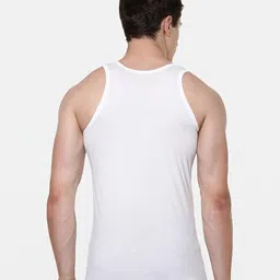 CAVENDERS Pack of 3 Men's White Cotton Innerwear Vests-image-54