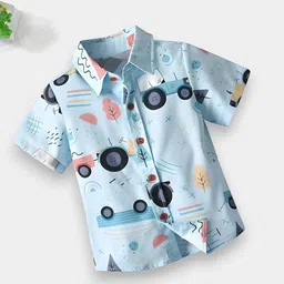 DUTT CREATION Boys Classic Printed Casual Shirt image 3
