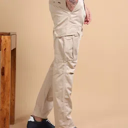 RIGS AND RAGS Men Original Easy Wash Cargos Trousers image 3