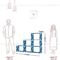 sb07 Metal Open Book Shelf image 5