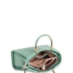 WOMEN MARKS PU Handheld Bag with Quilted image 2