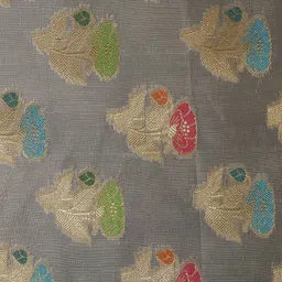 A R SILK DUPATTA HUB Embroidered Dupatta with Zari image 3