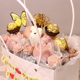 RANDOM Multicoloured & White 1 pieces Core Candle image 5