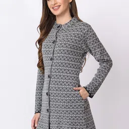 Anouk Women Printed Longline Cardigan image 1