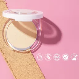 GLAM21 Set of Floral Hues Eyeshadow Palette - Hibiscus 05 & Compact Powder - Honey 06 image 4