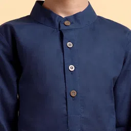Mera Rang Boys Regular Pure Cotton Kurta with Pyjamas image 2