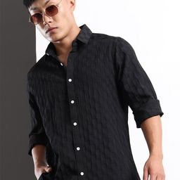 THE BEETEL HOUSE Self Design Casual Shirt-picture-26