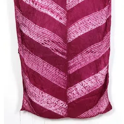 BANDHANI STYLE Printed Pure Silk Unstitched Dress Material image 3