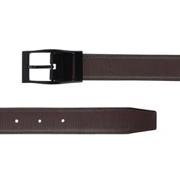 WINSOME DEAL Men Tang Closure Textured Formal Belt image 5