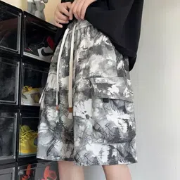 KPOP Men Printed Shorts image 1