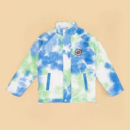 Pantaloons Junior Boys Floral Longline Tailored Jacket with Embroidered image 2