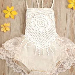 YK Girls Embroidered Fit & Flare Mini Dress-picture-12