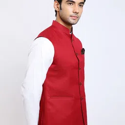Awadhshree Mandarin-Neck Nehru Jacket image 2