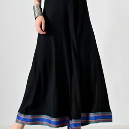 MAURYA Women Lace Ethnic Palazzos-image-4