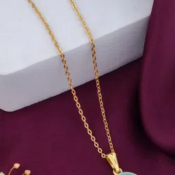 SZN Set Of 2 Gold-Plated Artificial Beaded Chains image 2