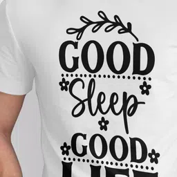 Seekbuylove Men Typography Printed Cotton Round Neck Bio Finish T-shirt image 3