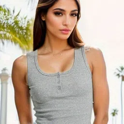 LULU & SKY Women Solid Scoop Neck Cotton Top-picture-40