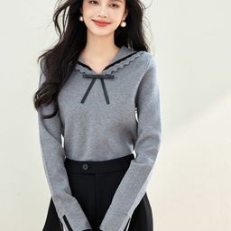 JC Collection Women V-Neck Pullover-picture-13