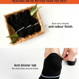 DAMENSCH Men Pack Of 3 Aloe-Soft No-Show Socks image 4