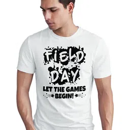 Seekbuylove Field Day Printed Round Neck Bio Finish Pure Cotton T-shirt-picture-17