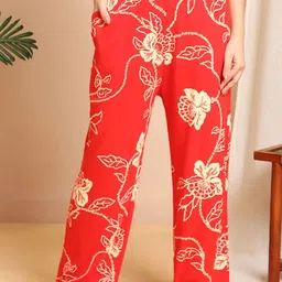 ETC Women Printed Cotton Lounge Pants-picture-40