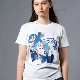 WildMoss Women Printed Sublimation T-shirt-picture-25