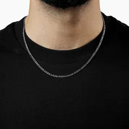SWASHAA Men Silver-Plated Stainless Steel Chain-picture-42