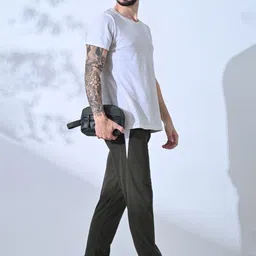 Mast & Harbour Men Side Stripes Cotton Track Pants-picture-13