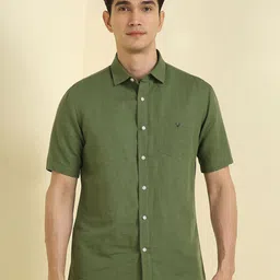 Allen Solly Slim Fit Spread Collar Casual Shirt-picture-32