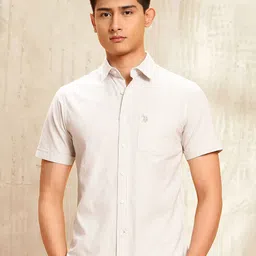 U.S. Polo Assn. Striped Spread Collar Tailored Fit Shirt-picture-37