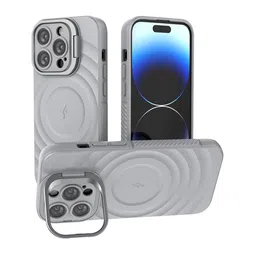 Luxury Kase Solid iPhone 16 Pro Impact Resistant Rugged Back Case with Wireless Charging image 4